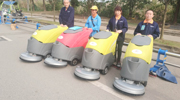 成都手推式洗地機(jī)助力捷普工廠地面清潔
